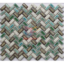 Fambe Ceramic Mosaic Knit Shapr for Kitchen Splash (CST295)